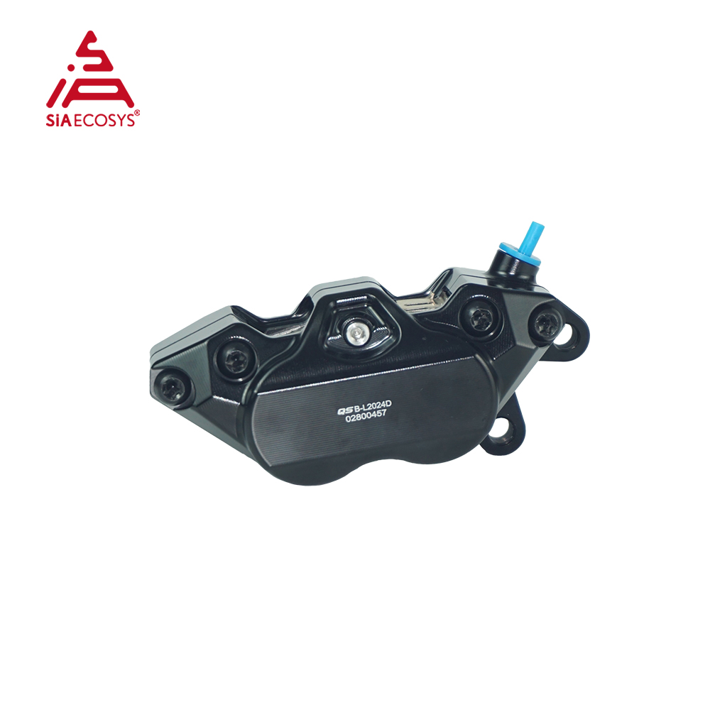 Forged Front Brake Caliper 4 Piston - QS 4-zuiger 220mm gesmeed aluminium schijfremklauwset