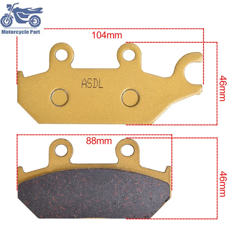 Set remblokken voor en achter  - Carbon Ceramic Motorcycle Brake Rotor recensie en prijs